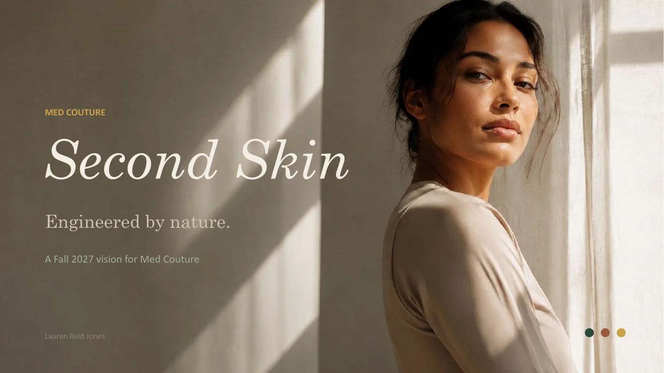 Med Couture Second Skin exploratory study, page 1