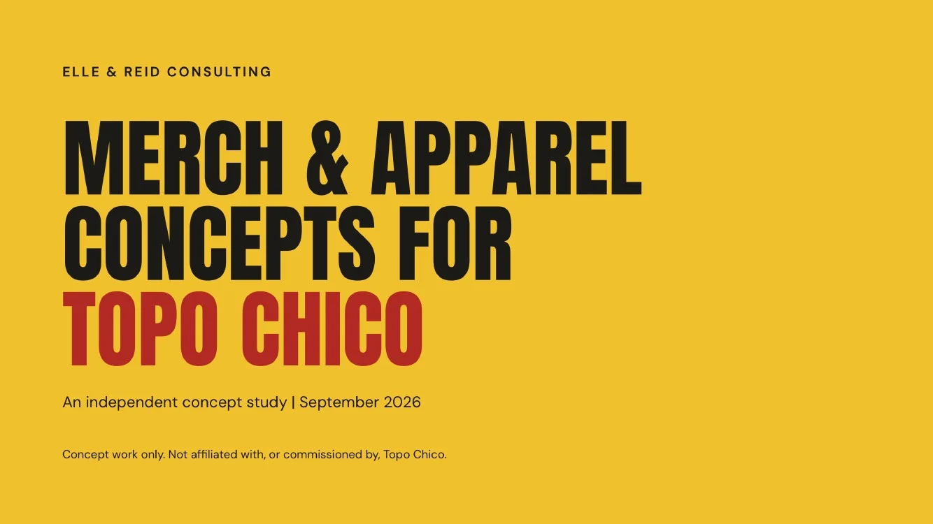 Topo Chico apparel concept study, page 1