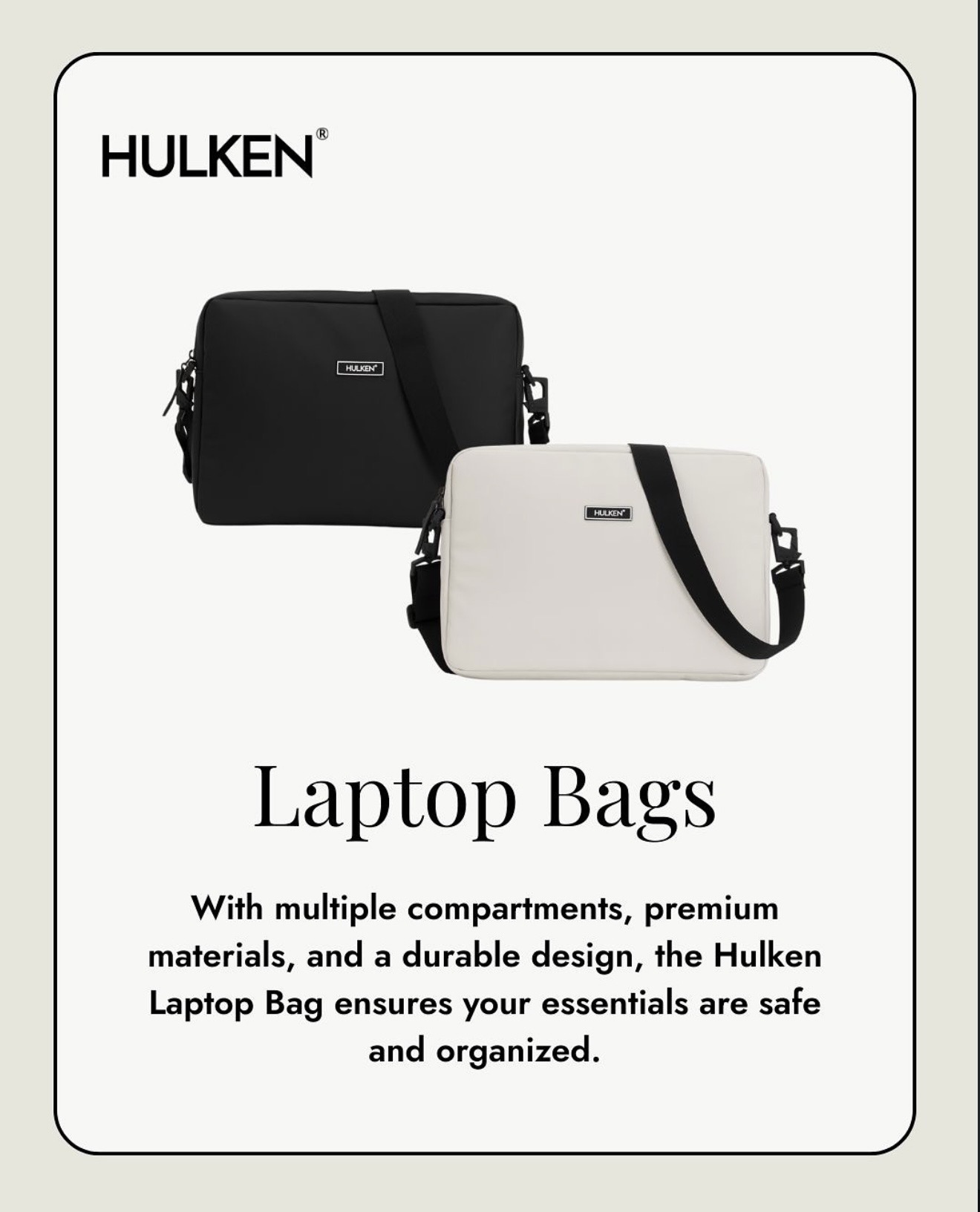 Hulken oversized rolling tote bag and accessories collection, design and product development by Elle & Reid, view 2
