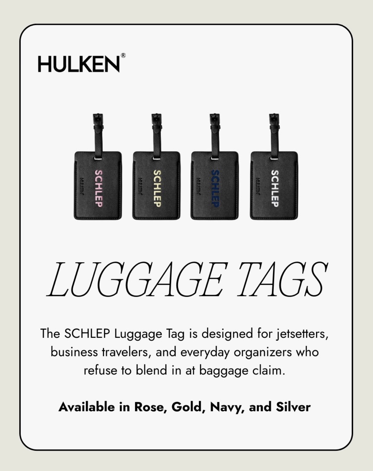 Hulken oversized rolling tote bag and accessories collection, design and product development by Elle & Reid, view 6
